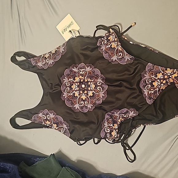 Shakara Enang Black Side Tie One Piece Swimsuit - Picture 6 of 8